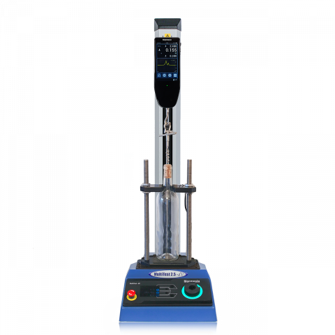 Mecmesin | MultiTest-dv with VFG and motorized cork extraction test rig